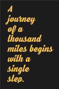 Journey of a Thousand Miles Notebook