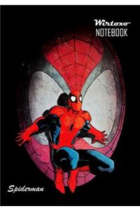Notebook: Spider Man Medium College Ruled Notebook 130 Page Lined 7 X 10 in (17.78 X 25.4 CM)