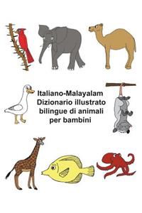 Italiano-Malayalam Dizionario illustrato bilingue di animali per bambini