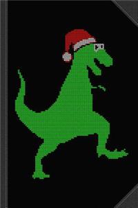 Santasaurus Ugly Christmas Sweater Journal Notebook