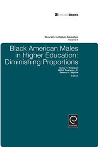 Black American Males in Higher Education