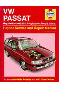 VW Passat Petrol and Diesel (May 1988-96) Service and Repair