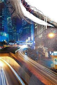 Classic Fast Cars and City Lights Notebook