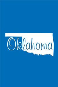 Oklahoma - Cobalt Blue Lined Notebook with Margins