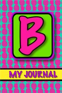 Monogram Journal For Girls