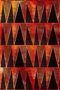 Journal Notebook Abstract Triangles Pattern 5