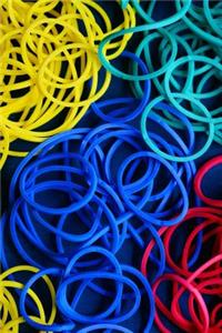 Colorful Rubber Bands Journal