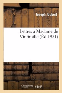 Lettres À Madame de Vintimille