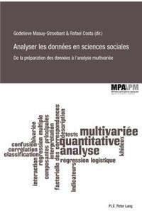 Analyser Les Donnees En Sciences Sociales
