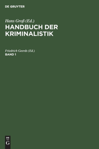 Handbuch der Kriminalistik