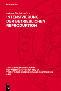 Intensivierung Der Betrieblichen Reproduktion