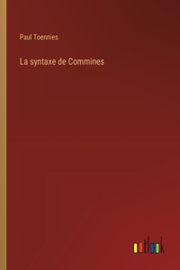 syntaxe de Commines