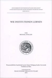 Wie Institutionen Lernen