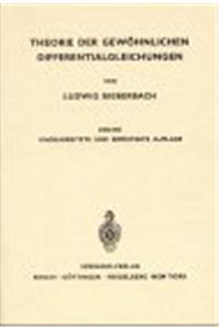 Theorie Der Gewohnlichen Differentialgleichungen