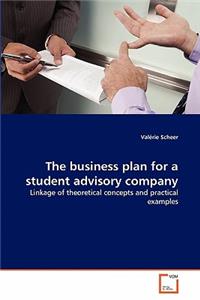 business plan for a student advisory company