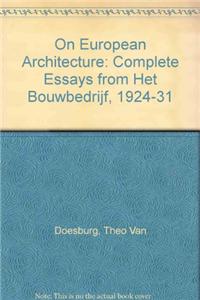de Stijl and the European Architecture