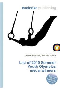 List of 2010 Summer Youth Olympics Medal Winners