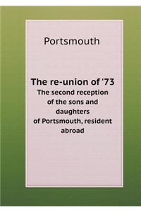 The Re-Union of '73 the Second Reception of the Sons and Daughters of Portsmouth, Resident Abroad