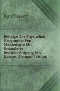 BEITR  GE ZUR PHYSISCHEN GEOGRAPHIE VON