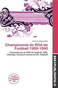 Championnat de RDA de Football 1989-1990