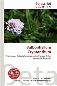 Bulbophyllum Cryptanthum