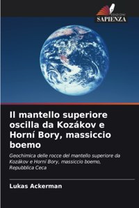 mantello superiore oscilla da Kozákov e Horní Bory, massiccio boemo