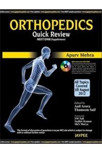 Othopedics Quick Review Neet/Dnb Suppliment With Dvd-Rom (E) : 2013