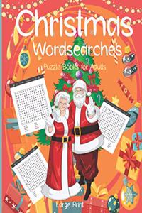 Christmas Wordsearches Puzzle Books For Adults Large Print