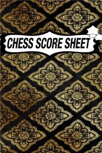 Chess Score Sheet