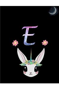 Unicorn Notebook Monogram Series 