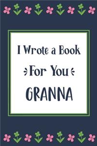 I Wrote a Book For You Granna