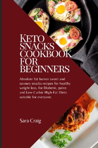 Keto Snacks Cookbook For Beginners