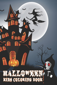 Halloween Kids Coloring Book