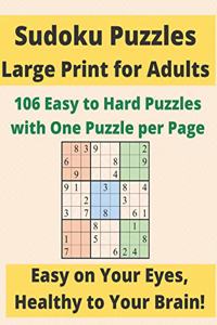 Sudoku Puzzles Large Print for Adults