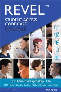 Revel for Abnormal Psychology -- Access Card