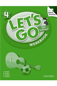 Let's Go: 4: Workbook with Online Practice Pack