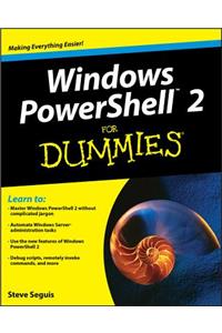 Windows Powershell 2 for Dummies