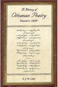 History of Ottoman Poetry Volume V