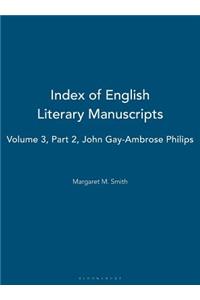 Index of English Literary Manuscripts