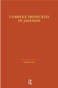 Complex Predicates in Japanese