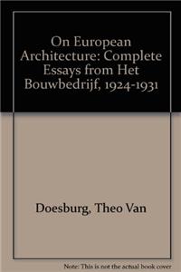 On European Architecture