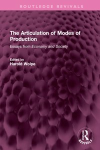 Articulation of Modes of Production