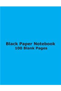 Black Paper Notebook - 100 Blank Pages