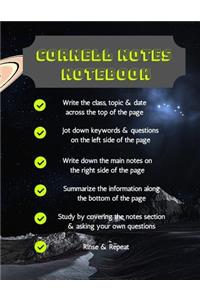 Cornell Notes Notebook: A Better Way Of Taking Notes: Perfect for High-School, College, Homeschooled Students And Professionals