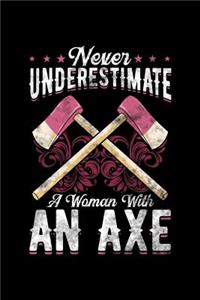 Never Underestimate A Woman With An Axe