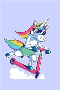 Unicorn On A Scooter