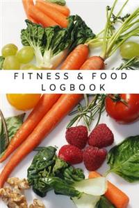 Fitness & Food Logbook Health Tracking & Diet Journal Log Calories, Nutrition, Physical Activity, Weight Goals Diary