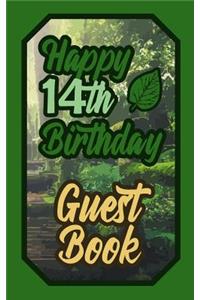 Happy 14th Birthday Guest Book
