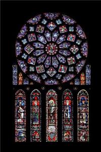 Stained Glass Window at Notre Dame Cathedral