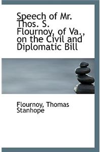 Speech of Mr. Thos. S. Flournoy, of Va., on the Civil and Diplomatic Bill